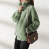 Tide, warm jacket, double-sided velvet keep warm sweatshirt, cardigan with zipper