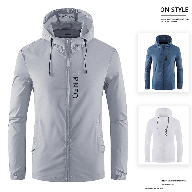 Men's High Quality Cost Effective Hooded Sun Protective Jacket New Summer Style Ice Silk Quick Drying Trendy Loose Fit Versatile Skin Friendly_voghion.com