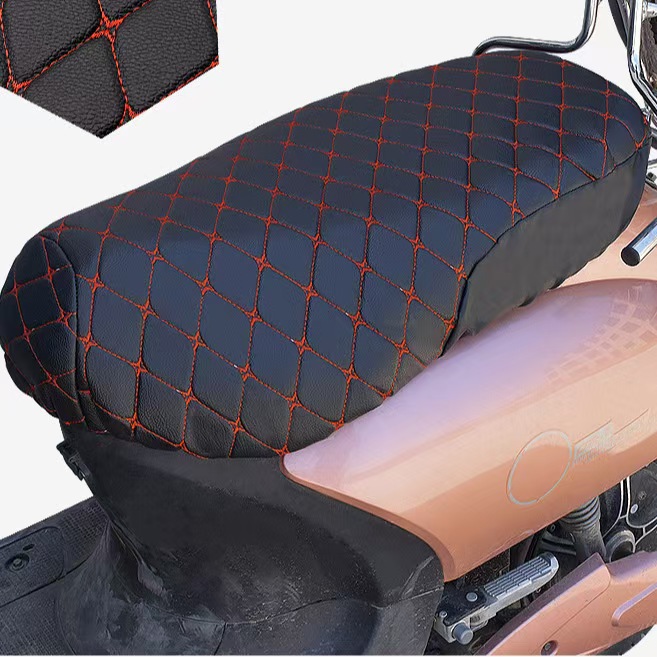 cubierta de asiento de motocicleta eléctrica cubierta de asiento de batería de agua protector solar cubierta de asiento de automóvil eléctrico cojín de asiento universal de cuatro estaciones tranvía image 4