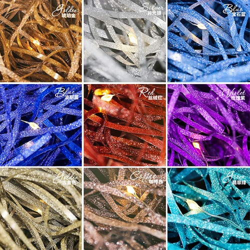Glitter raffia 20g 50g gift box wedding candy box filling shredded paper silk manufacturer wholesale