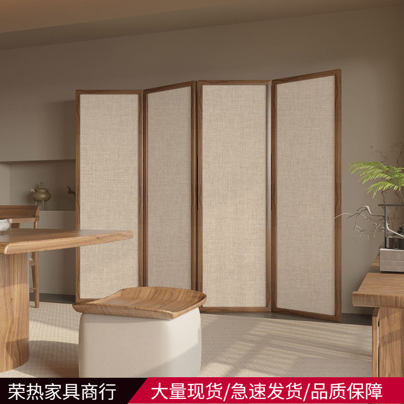 Screen partition for living room, Japanese-style entrance hallway, simple office partition wall, home-use retro folding screen Screen partition for living room, Japanese-style entrance hallway, simple office partition wall, home-use retro folding screen