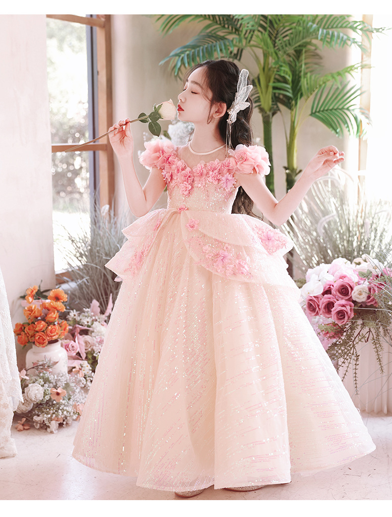 Evening Dress Girls Princess