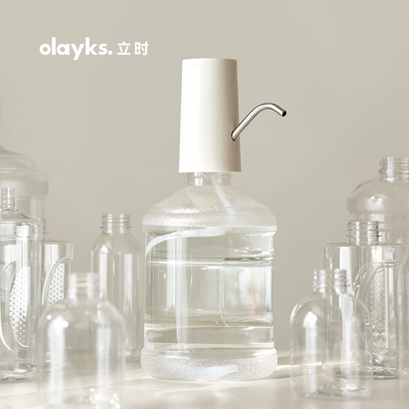 Olayks インスタントウォーターディスペンサー ボトル入りウォーターポンプ ミネラルウォーターディスペンサー 電動ウォーターポンプ 自動ウォーターディスペンサー|undefined