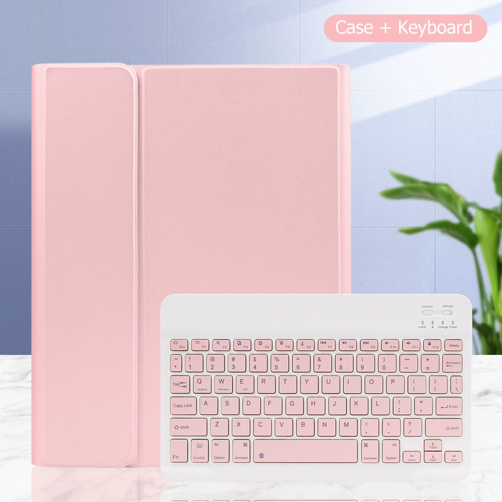 Чехол-клавиатура Bluetooth для iPad, совместим с 9.7–13" (Mini/Air/Pro/10-й), с подсветкой, место для стилуса