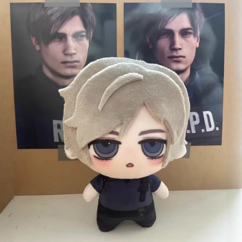 Biohazard Themed Plush Toy 10cm Leon Cotton Doll Ada Wong Nunu Printed Small Pendant Anime Style Biohazard Themed Plush Toy 10cm Leon Cotton Doll Ada Wong Nunu Printed Small Pendant Anime Style