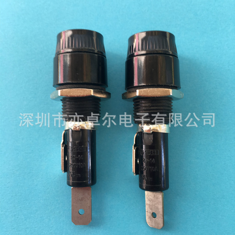 台湾SCI新进保险管座R3-14C,6*30保险丝座Ｒ３-14Ｃ