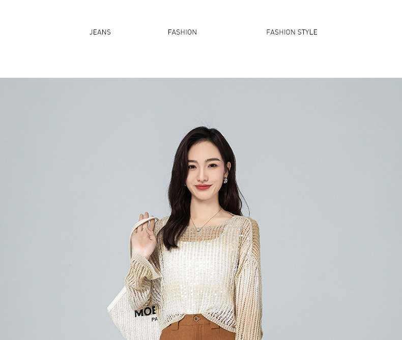 Quần jean nữ cạp cao ống rộng dáng suông chất cotton Tencel mềm mại — Màu bí ngô chi tiết 19