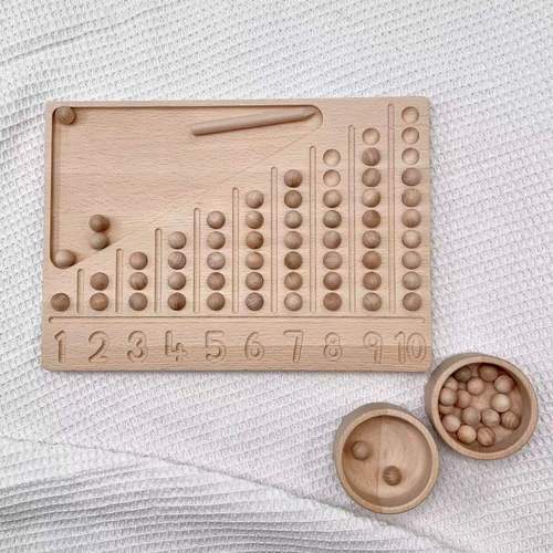 Montessori Calculation Board, a counting educational tool