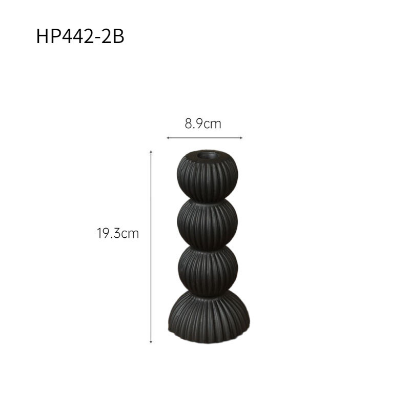 HP442-2B pequeño candelabro negro