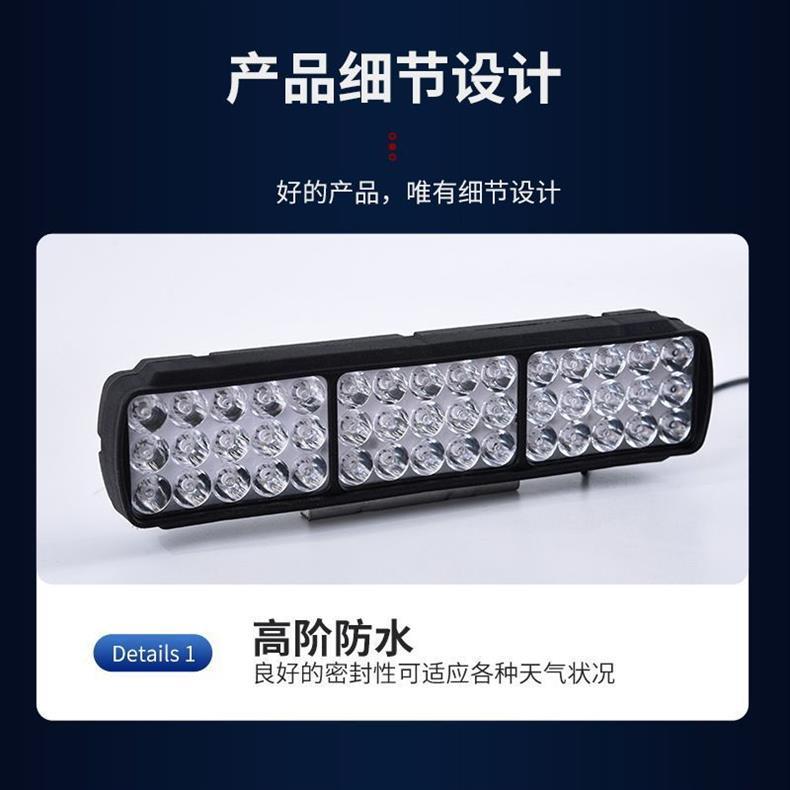 Electric Vehicle Light with 40 Ultra-Bright Led Beads, Motorcycle Scooter Electric Bike Front Light, External Spotlight