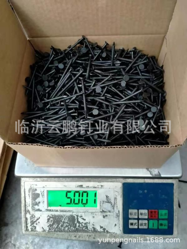 环纹钉 黑色  镀锌   规格型号 30,40,50，60,70mm