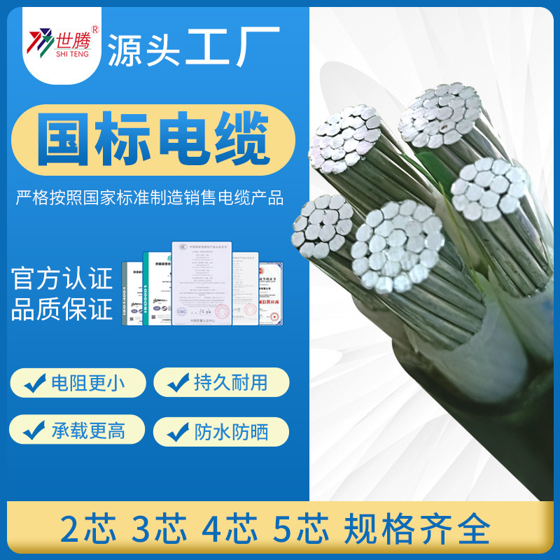 Wire and cable manufacturer national standard YJLV aluminum core cable 31 core 25 120 185 square power cable