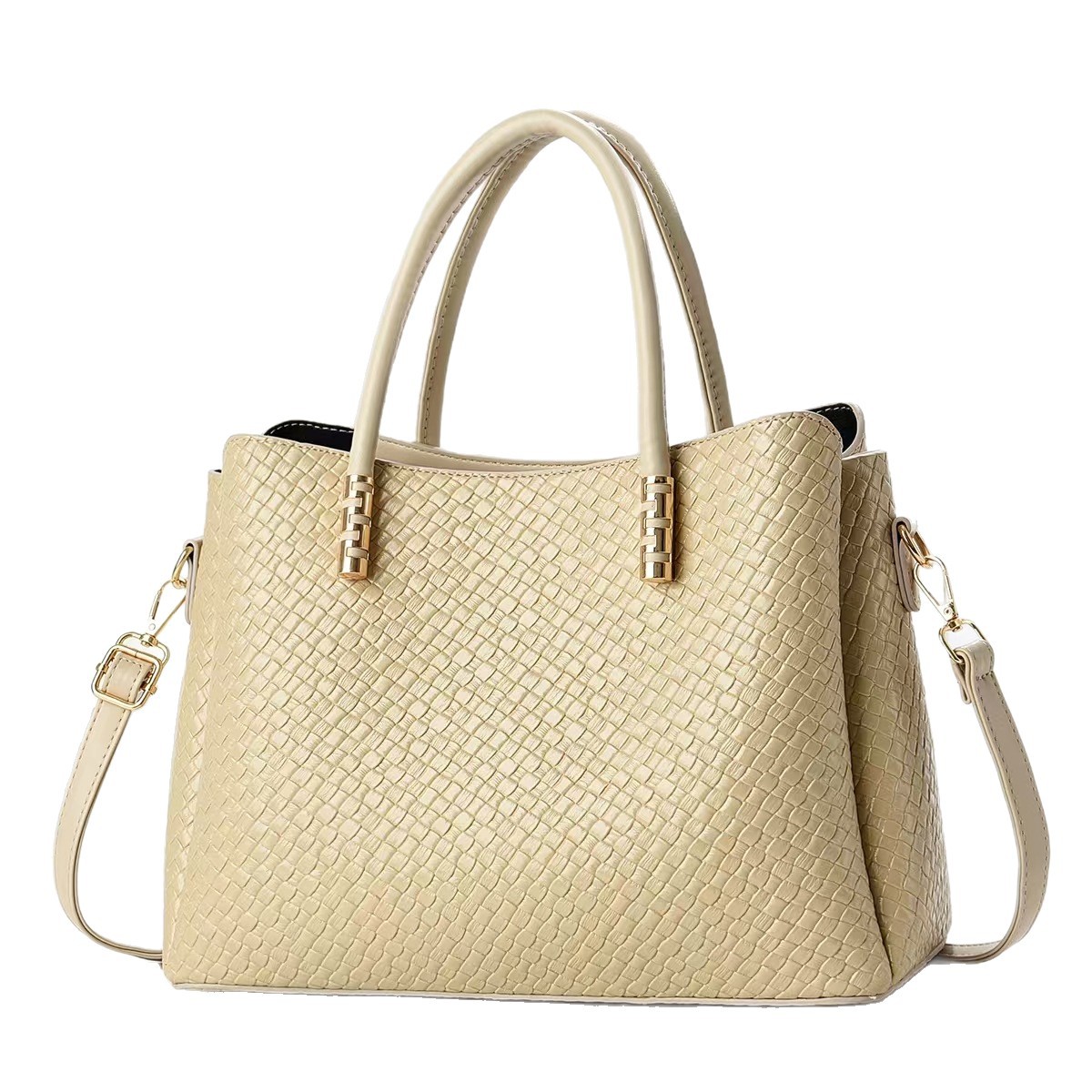2025 primavera nueva moda todo-fósforo retro de alta gama sentido nicho de gran capacidad mensajero de un solo hombro bolso femenino Tote image 6