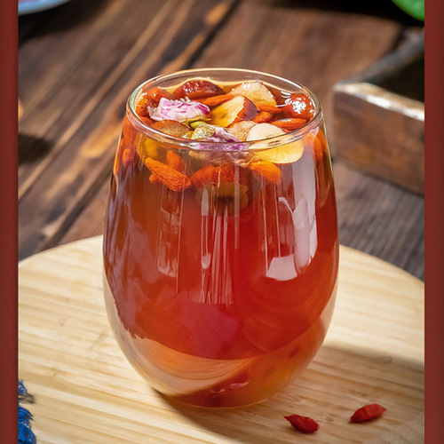 Red Sugar Ginger Jujube Tea Rose Longan Red Date Goji Berry Combination Tea Goddess Health Tea Direct Manufacturer Sales Red Sugar Ginger Jujube Tea