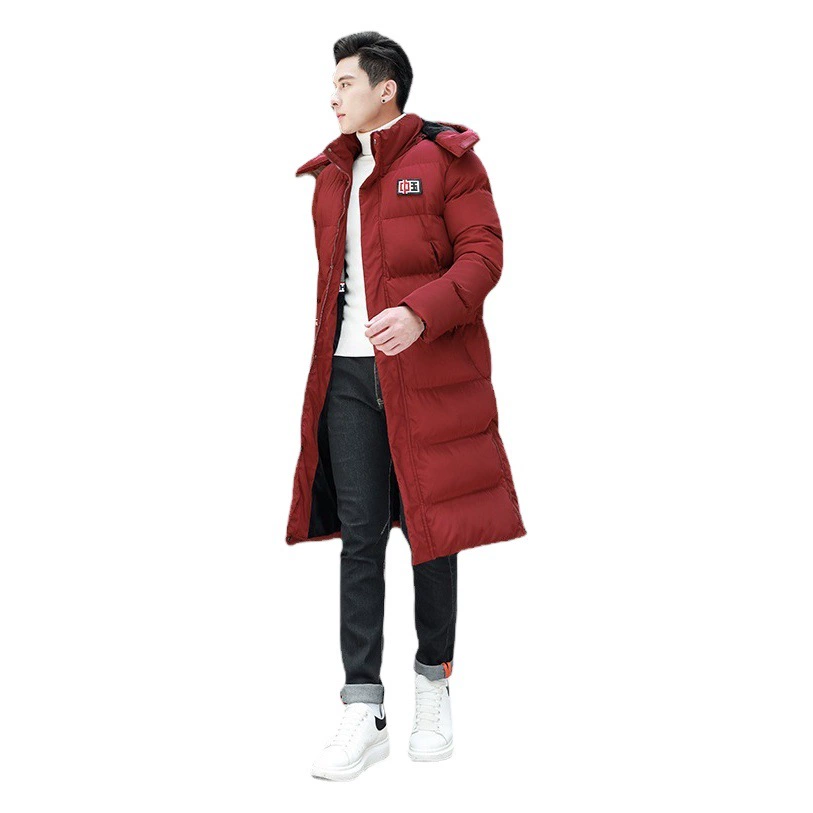 Зимнее спортивное пальто для тренировок на открытом воздухе, мужская длинная тренировочная куртка с хлопковой подкладкой, женское Спортивное теплое пальто для студентов, куртка с хлопковой подкладкой