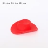 Cowboy hat bright red