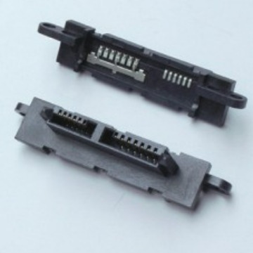 硬盘连接器SATA7+6P焊线式connectorSATA式线对板连接器端子