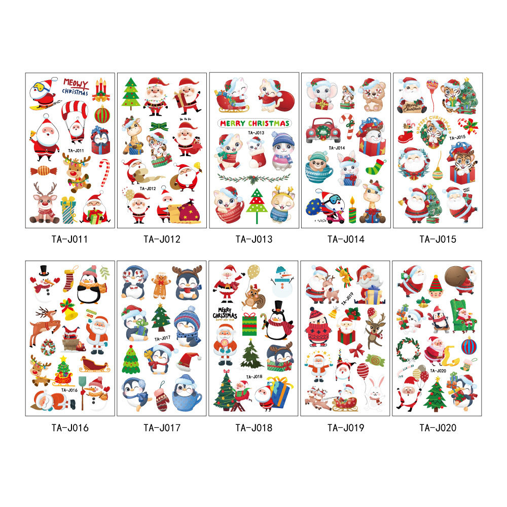 Vacaciones tatuaje pegatinas impermeable fiesta de Carnaval lindo cumpleaños celebración fiesta diversión desechable temporal tatuaje pegatinas