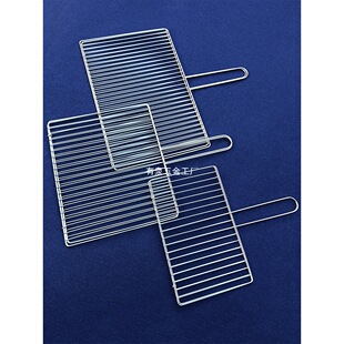 Bbq Tongs Grilled Fish Tongs Stainless Steel Thickened Household Professional Commercial Large and Small Barbecue Mesh Stainless Steel Non-Stick