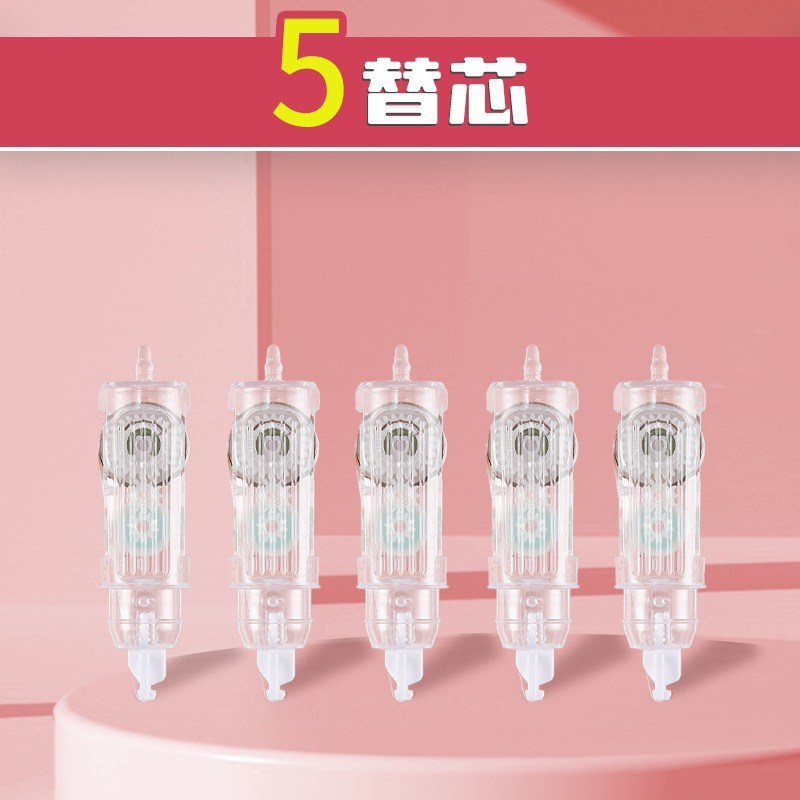 Presione el traje de cinta correctora de lápiz de liderazgo giratorio, cinta correctora de color degradado de alto valor para estudiantes, cinta correctora de núcleo intercambiable