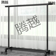 网红晾衣架落地家用卧室挂衣服阳台折叠杆简易室内移动宿舍晒凉衣