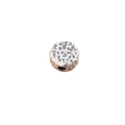 Zərgərlik ara hissələri — pure silver handmade hammered square