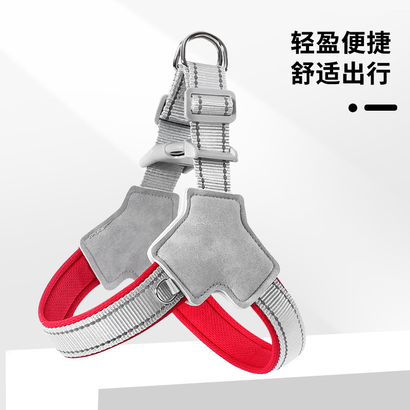 Nueva correa para el pecho del perro malla transpirable correa para mascotas silla perro cuerda suministros para mascotas al por mayor