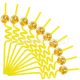golden ball yellow straw