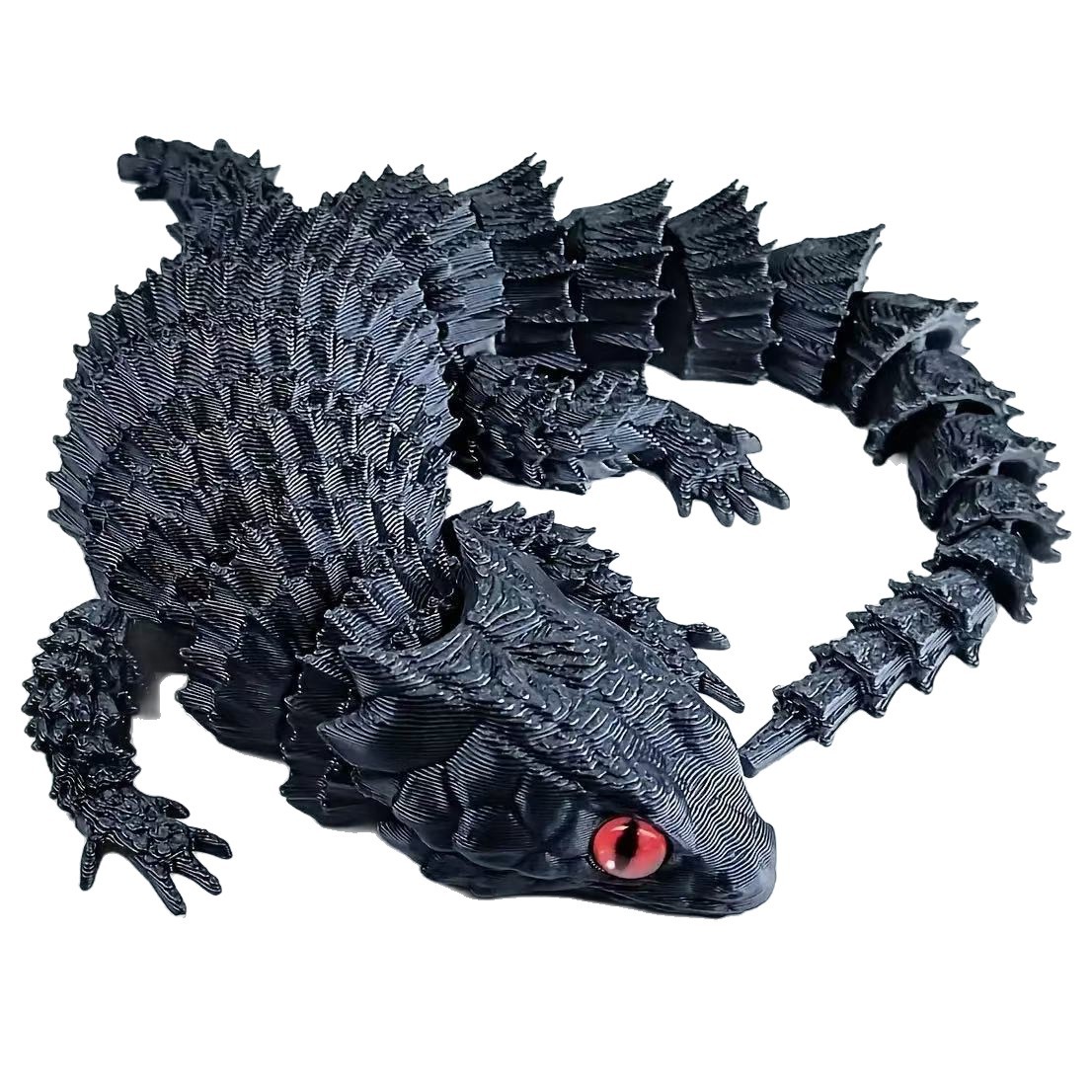 3D Printed Lizard Joint Integrated Movable Simulated Eye Ornament Model Creative Children's Toys Wholesale Cross-Border