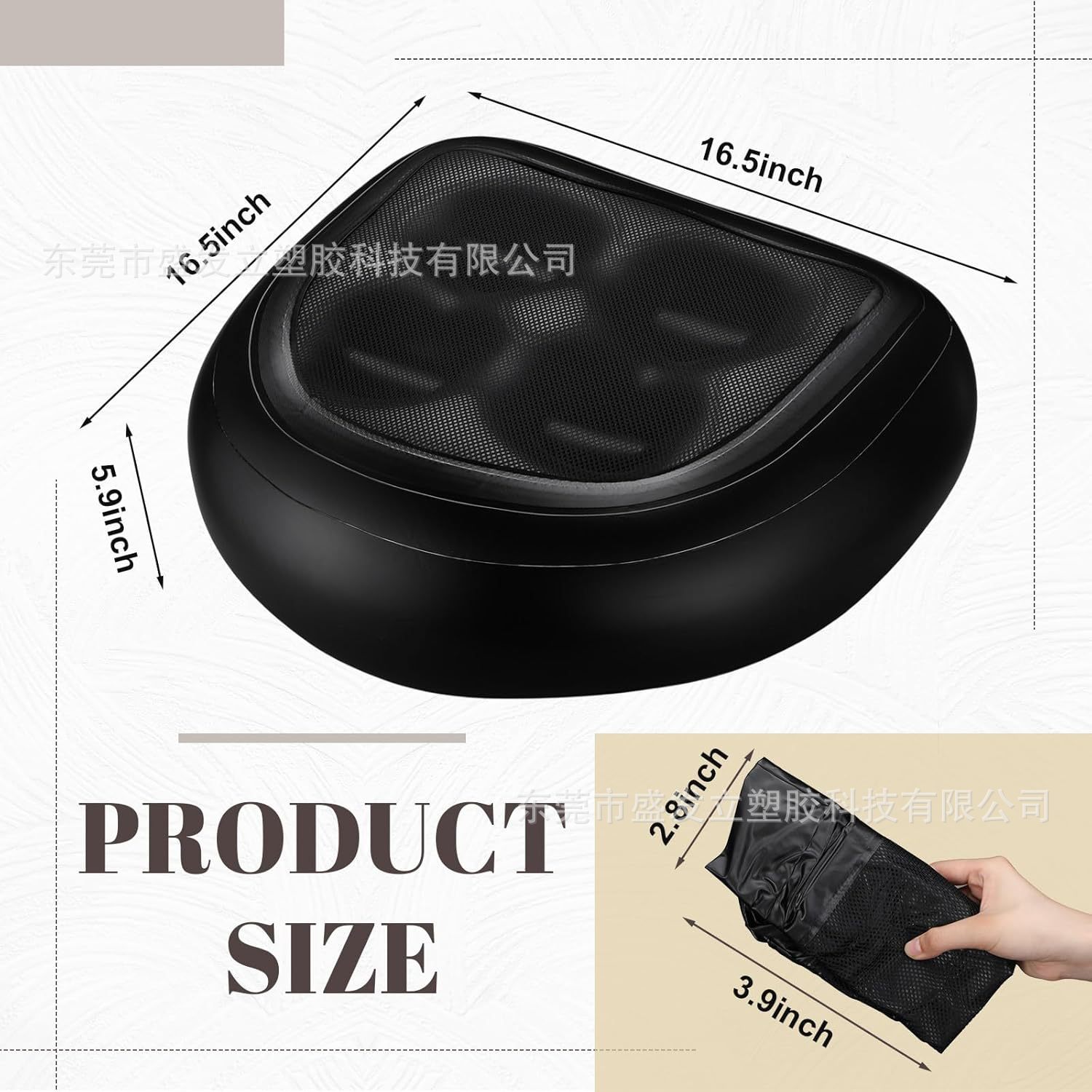 Portable Inflatable Seat Cushion with Thickened Design to Relieve Pressure from Prolonged Sitting, Suitable for Outdoor Performances, Height-Increasing Pad, Lightweight and Easy to Store