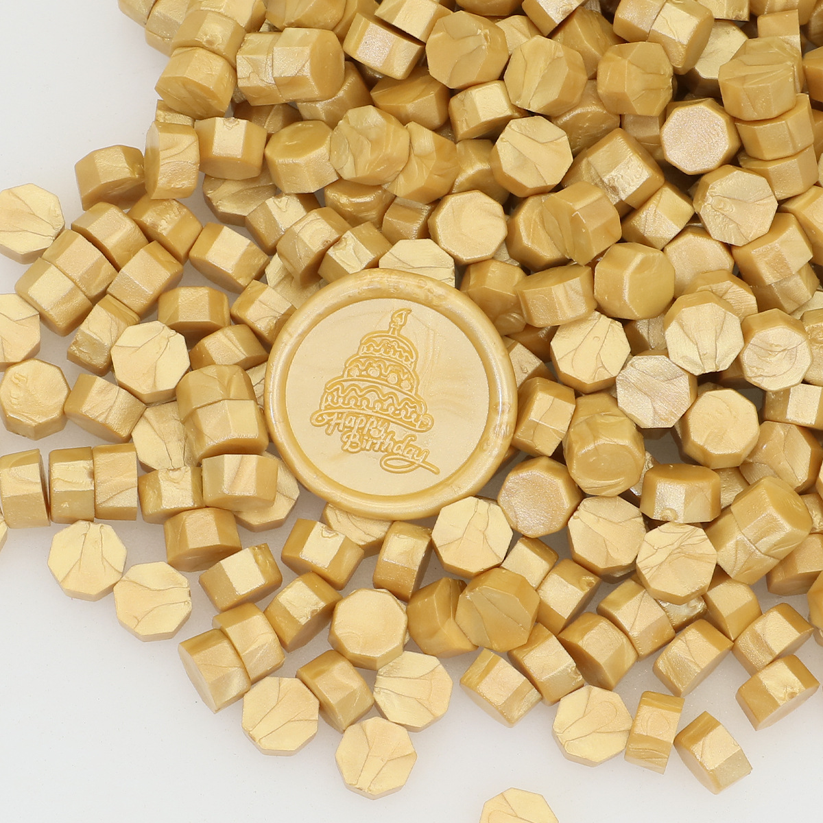 Perlas de Cera Octagonales para Sellos 500g Ecológico