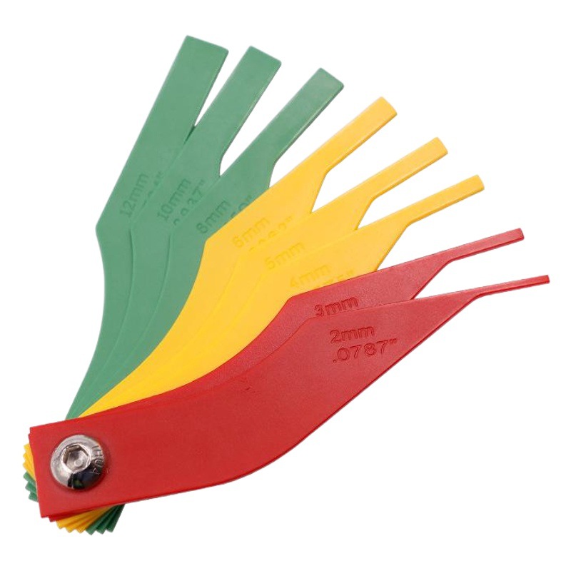 Escala de pastillas de freno del coche/medidor de espesor/instrumento de medición de desgaste herramienta de protección automática detector de sensores image 1