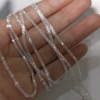 Woven silver South Korean goods, fashionable necklace, silver 925 sample, light luxury style