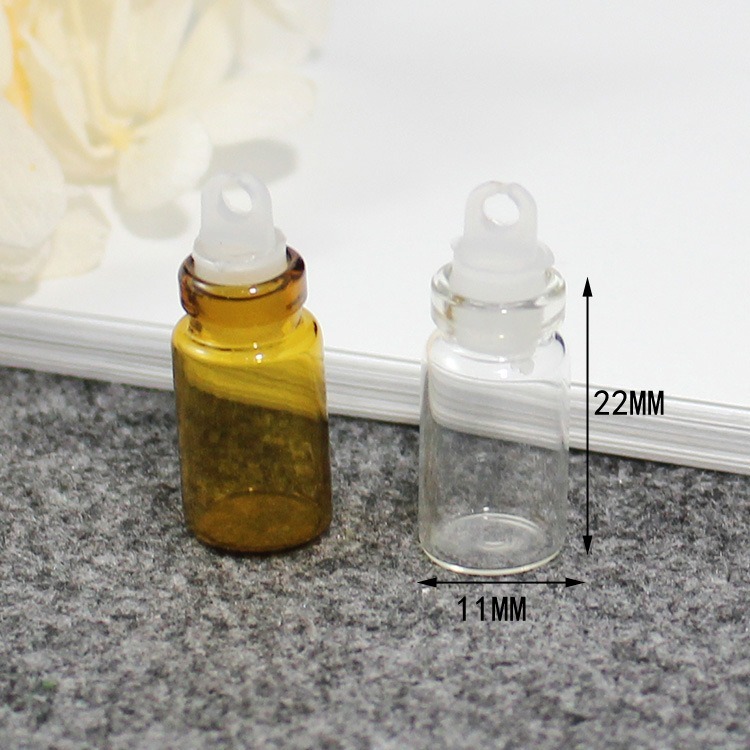 メーカー卸売りミニ透明コルク栓願い事瓶漂流瓶DIY手作り小型ガラス瓶ペンダント|undefined