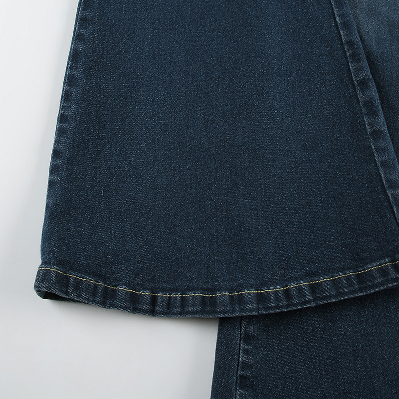Rose Embroidery Retro Gradual Change Niche Slightly Spicy Jeans American Hot Girl Street Low Waist Thin Personality Trousers_ecoleips.com