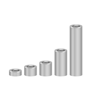 3D Printer Accessories Isolation Column Inner Aperture 5mm Column Carbon Steel Flat Washer Cover Pulley Isolation Column