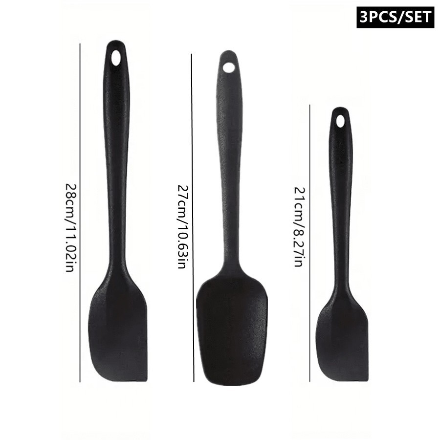 Espátula de silicona para repostería, juego de seis piezas, juego de espátulas pequeñas para cocina, en stock, juego de 6 piezas