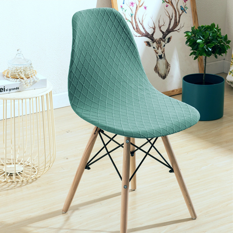 厂家供货伊姆斯弹力椅子套现代针织提花简约餐桌椅套办公桌椅套