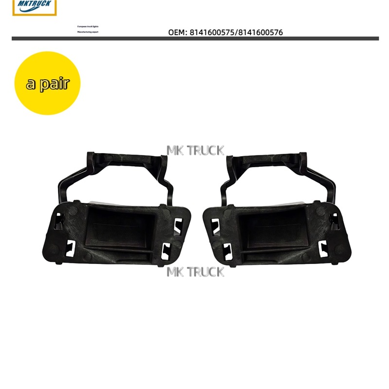 Soporte de volteo de la cubierta de limpieza de faros 81416100575/81416100576 para piezas de camiones MAN