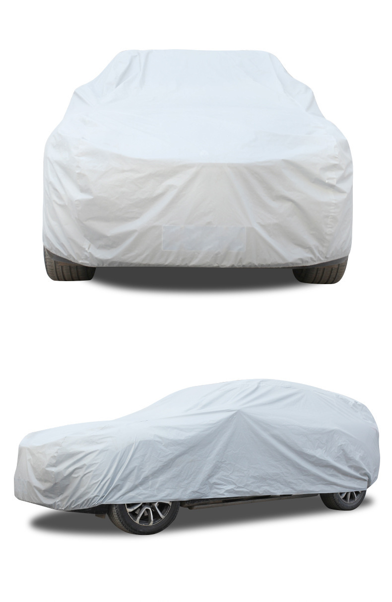 Car Cover Peva Single-Layer Car Cover, Car Sunshade, Rainproof and Sunproof, Universal Type, Can Be Printed with Logo, Car Cover