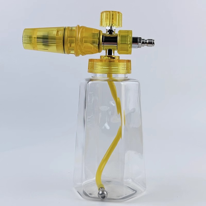 Foam Cannon PA | Zhǐnánchē Portable car washer - model-6-yellow-pa-electroplating-cannon