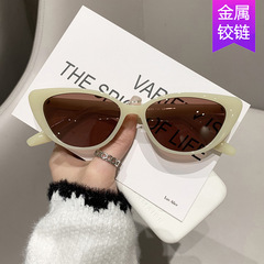 Small frame cat-eye sunglasses trendy 2022 new high-end sunglasses ins Korean version JENNIE same style sunglasses