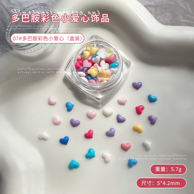 爱心抱抱熊卡通美甲饰品立体可爱嘟嘟小熊diy穿戴指甲钻配饰批发|undefined