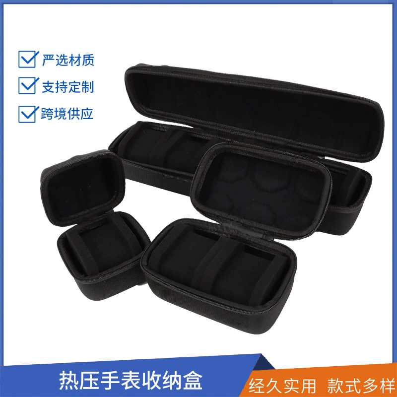 Коробка для часов из ЭВА, горячего прессования, с 1.2.3.4.5.6.10 слотами для карт, косметичка, упаковка для часов, антиударная и пузырчатая пленка, кольцо для машинки