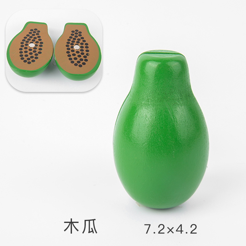 Los niños juegan casa cocina juguetes madera magnética verduras y frutas cortar madera frutas y verduras a granel traje al por mayor