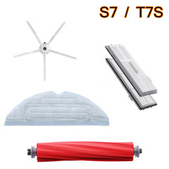 Suitable for Roborock T7S / T7S Plus sweeping robot accessories Main brush side brush filter cloth S7