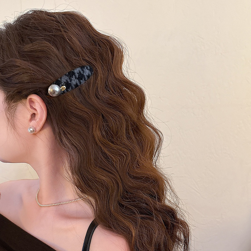 Clip de cabello de flor de leopardo para mujeres clip de cabello de alto nivel frente clip de frangeo 2025 nuevo clip lateral clip de cabello toque