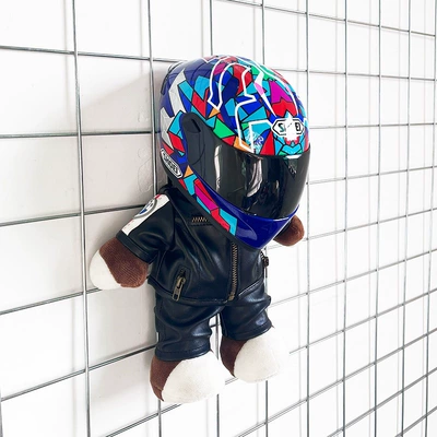 motorcycle gift racing mechanic | Motosiklet dəbilqələri - height-28cm-yellow-black-breasted-bearshoei-flower-antupgraded-tail-wing