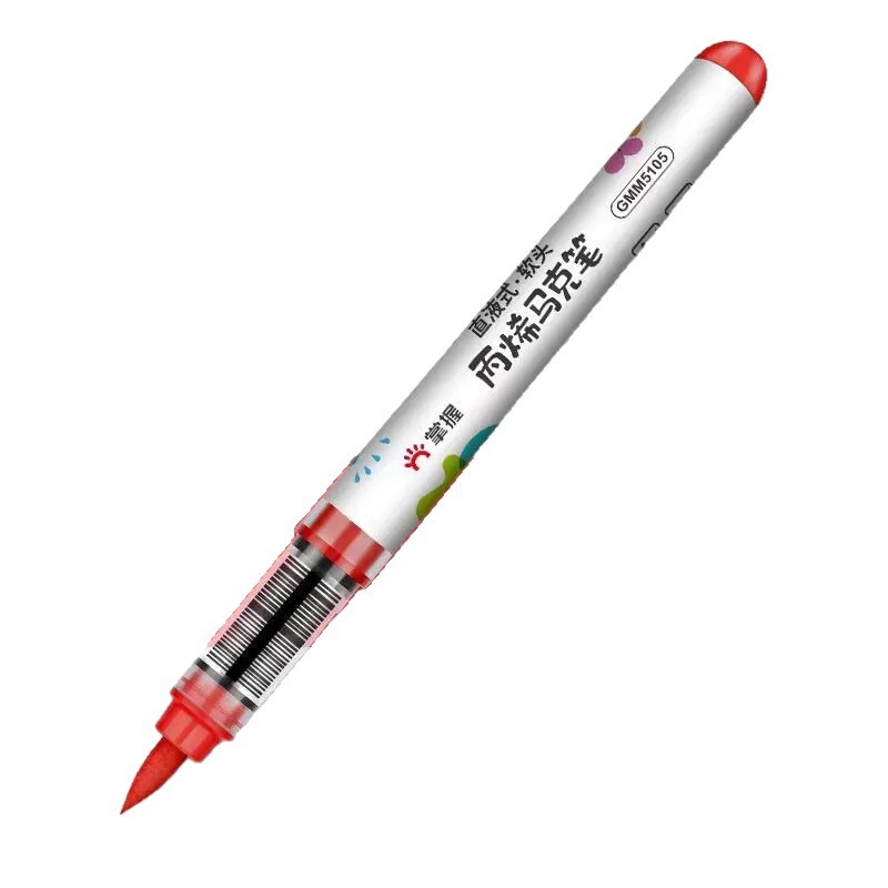 マスター 5105 ストレート液体アクリルマーカーセット シングルソフトヘッド 大容量絵画 不透明色 スタッカブルカラー|undefined