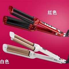 卵巻き髪カール棒水波紋三棒o傷髪カール器陶磁器大巻き波髪器